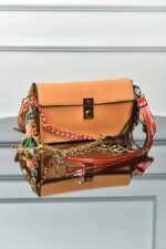 Parada Soft Sound Small Leather Shoulder Bag with Charms - Image 17