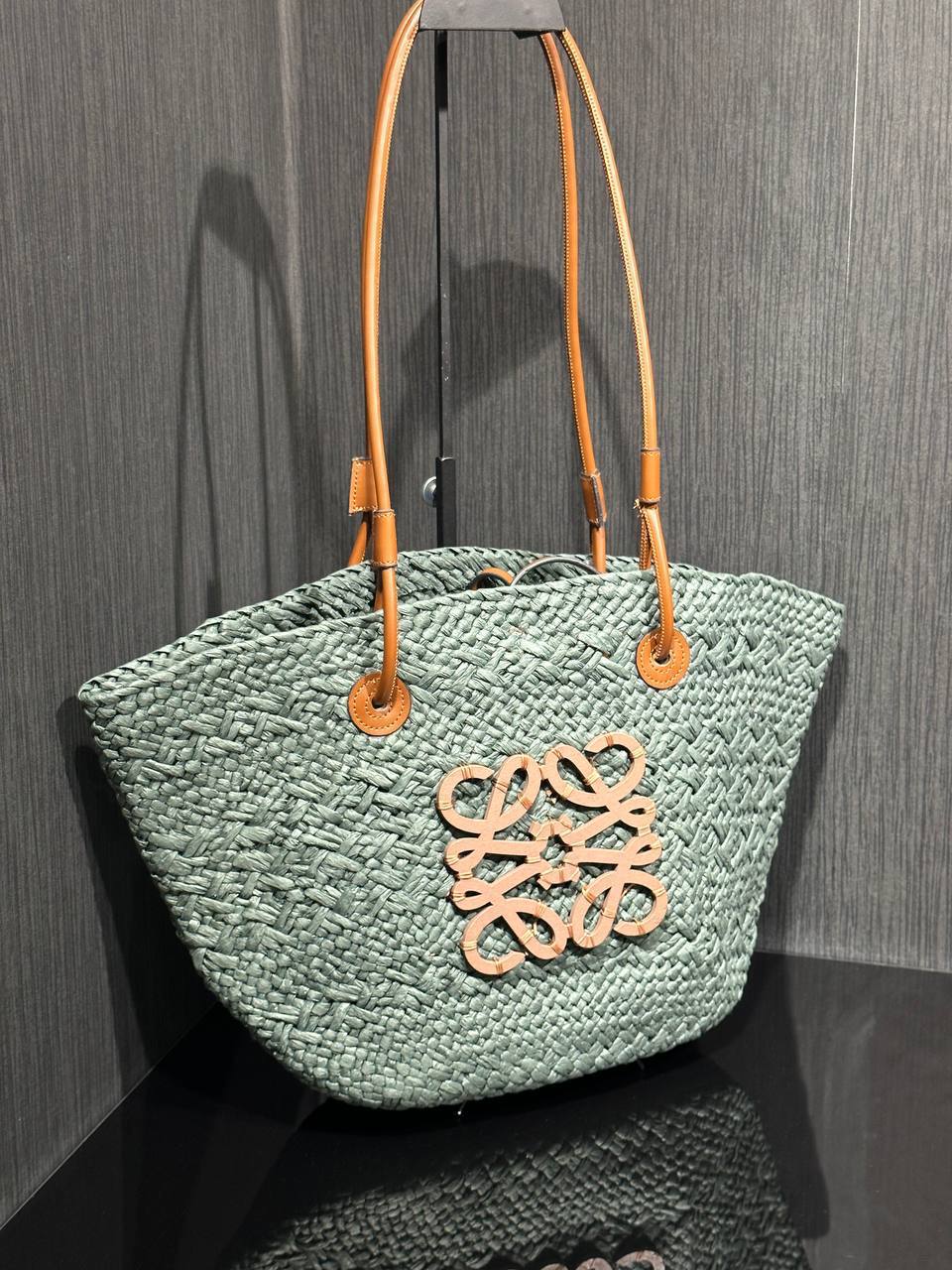 photo_5992583026057529949_y Raffia Tote Bag - Image 1