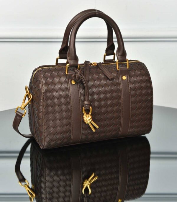 Boston Woven Leather Bag