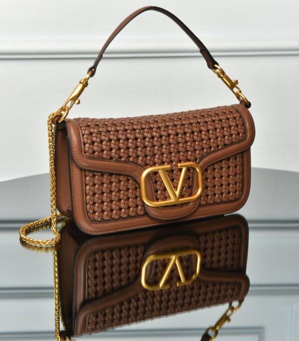 VLogo Signature Leather Bag