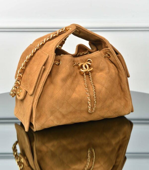 Chanel 25 Small Suede Handbag