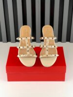 Valentino Rockstud Slide Sandal