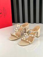 Valentino Rockstud Slide Sandal