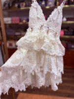 WHİTE MİNİ DRESS - Image 5