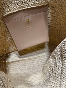Raffia tote bag - Image 4