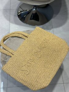 Raffia tote bag - Image 3