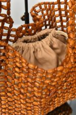 Suple Bucket in Wood Beads - Image 9
