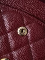 Chanel Burgundy Red Quilted - Image 9