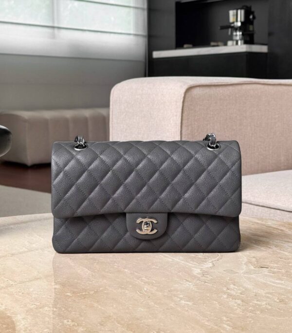 Chanel Classic flap bag grained leather